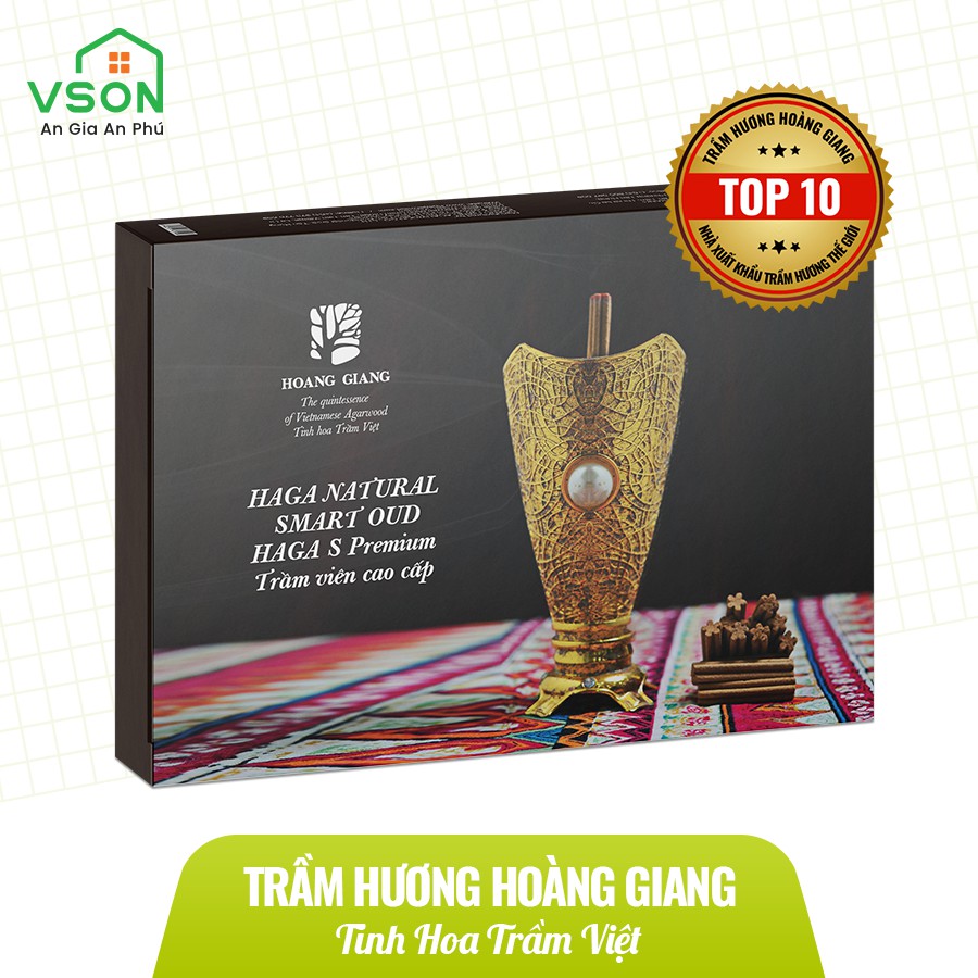 Trầm hương dạng viên Hoàng Giang – Không sử dụng hoá chất – Xông phòng, thưởng hương, khử mùi