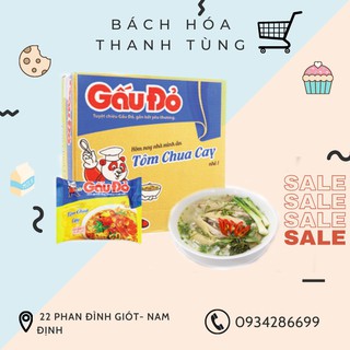 THÙNG MÌ GẤU ĐỎ GÀ SỢI PHỞ 64g*30 gói