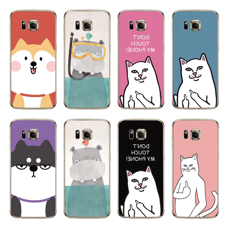 Ốp điện thoại TPU mềm hình hoạt hình cún mèo xinh xắn cho Samsung Galaxy C9 / C7 /C5 Pro /C8 /J7 Plus