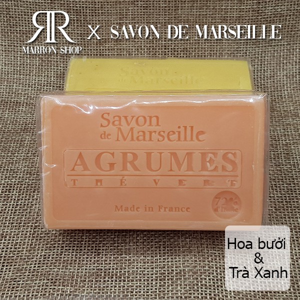 Xà phòng thủ công hữu cơ Savon de Marseille 100gr