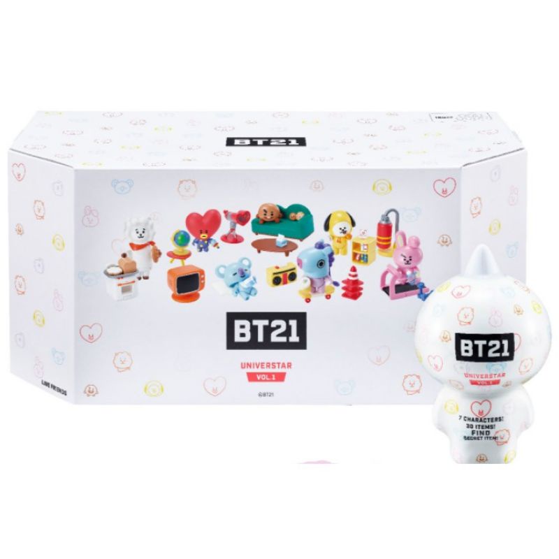 Mô Hình BT21 Tata vol.1 và Chimmy vol.2 Ngôi sao Vũ Trụ