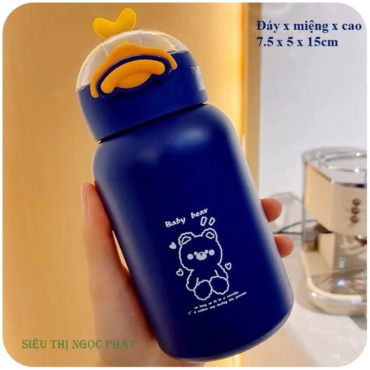 Bình giữ nhiệt 350ml inox 304 cao cấp_Hình Con Vịt