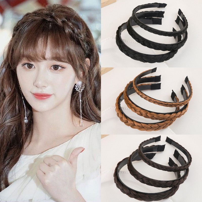 Băng đồ cài tóc, bờm tết tóc giả chống trượt