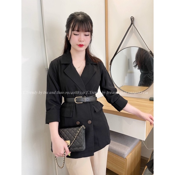 Áo Khoác Blazer Dáng Rộng Hàn Quốc Thời Trang Công Sở Bốn Mùa , Áo Vest Nữ Khoác Ngoài Dài Tay | BigBuy360 - bigbuy360.vn