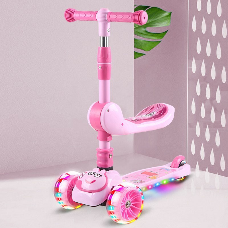 XE TRƯỢT SCOTTER 3IN1 THIẾT KẾ ĐA NĂNG  CÓ GHẾ NGỒI CHẮC CHẮN & NHẠC  CHO BÉ YÊU