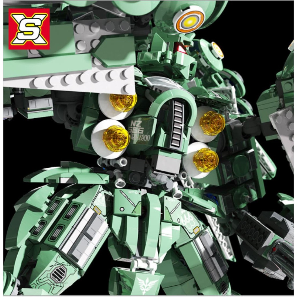 ( Hàng order 7 ngày ) Lego - SY 9027 ( Xếp Hình Robot Mech Gundam Kshatriya 2091 Mảnh )