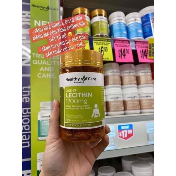 Mầm Đậu Nành Lecithin Helathy 1200mg