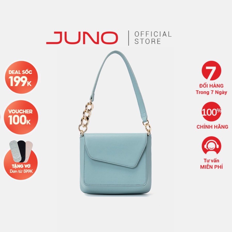 Túi Xách Nữ Thời Trang JUNO Cỡ Nhỏ Da Trơn Thân Xéo TXN551