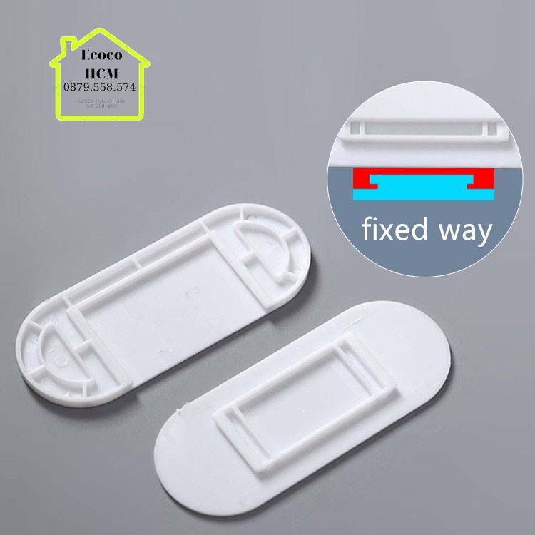 Bộ dụng cụ treo ổ cắm điện trượt chữ T siêu tiện dụng an toàn cho bé, giá đỡ các vật dụng gia đình