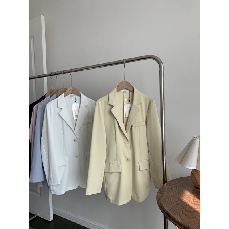 933 ÁO BLAZER HAI CÚC DỌC DÀI TAY | BigBuy360 - bigbuy360.vn