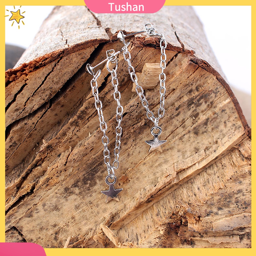 Khuyên Tai Tua Rua Hình Ngôi Sao Độc Đáo Thời Trang Cho Phụ Nữ