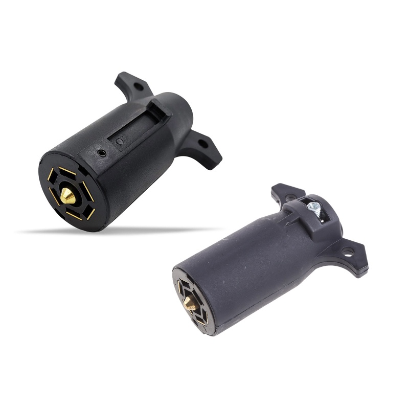 Phích Cắm Chuyển Đổi 7 Chấu 7 Pin Thay Thế Chống Nước Mặt Trời Chống Nắng 7 Chiều Cho RV Trailer