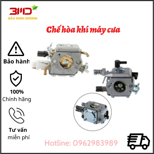 CHẾ HÒA KHÍ/ BÌNH XĂNG CON MÁY CƯA XÍCH 5200/365/ 435 /445 /353 / 381/ 180 250
