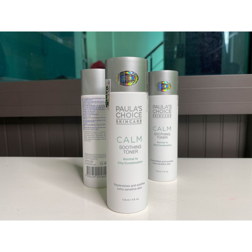 [CHÍNH HÃNG] Tonner phục hồi và làm dịu da Paula's Choice - Paula's Choice Calm Soothing Toner 118ml