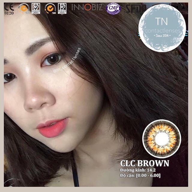 Kính áp tròng CLC Brown 14.2