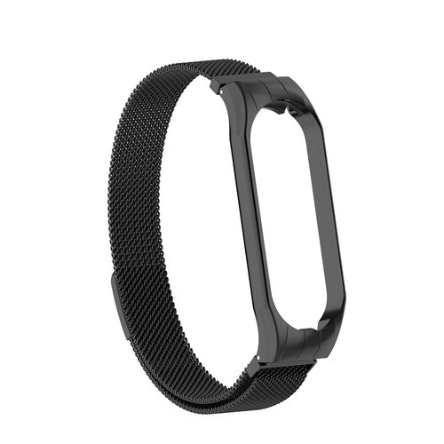 Dây Đeo Thay Thế Chất Liệu Kim Loại Dạng Lưới Cho Xiaomi Mi Band 3 4 5 Mi Band 5 4 3