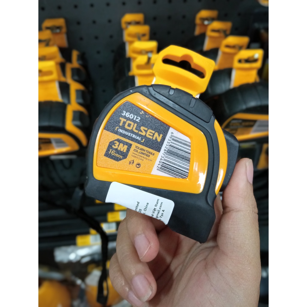 THƯỚC CUỘN TỰ ĐỘNG TOLSEN TỪ 3Mx16mm - 10Mx25mm - HÀNG CHÍNH HÃNG
