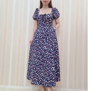 Đầm hoa nhí cúp ngực