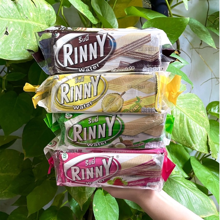 Bánh Xốp Thái Lan Rinny Bơ Butter Wafer (Túi 12 gói x 34g)