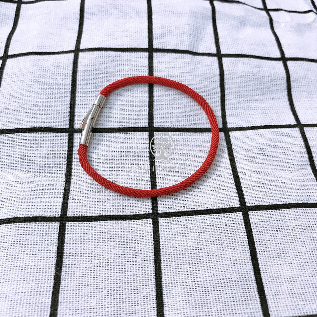 Vòng tay dây vải 3mm cao cấp - NQ Jewelry