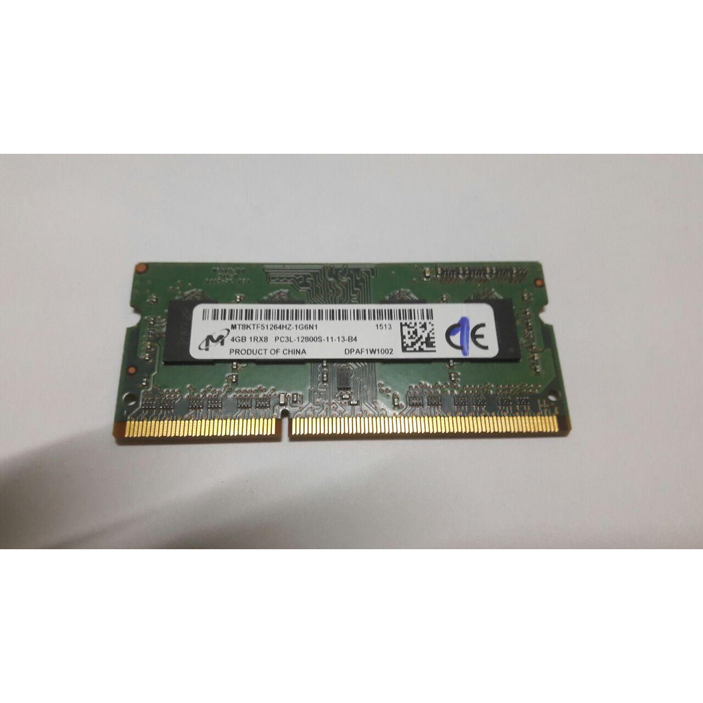 Ram 4GB  1RX8 PC3L - 12800S XX-XX-XX  Cũ ( Tặng 2 pin cmos không dây) | BigBuy360 - bigbuy360.vn