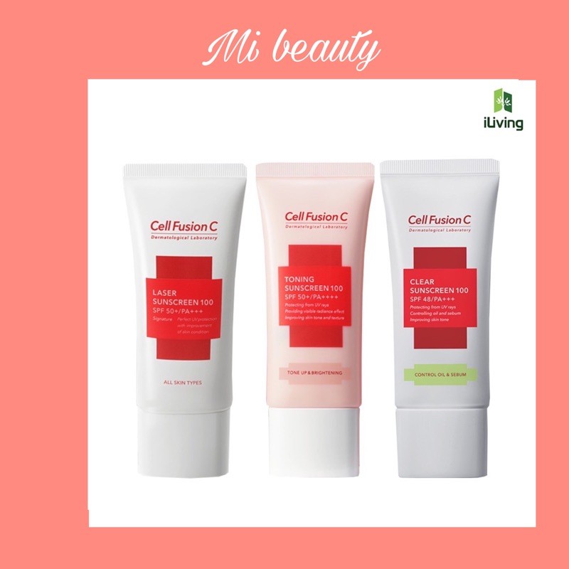 [Hàng có sẵn] Kem chống nắng Cell fushion C