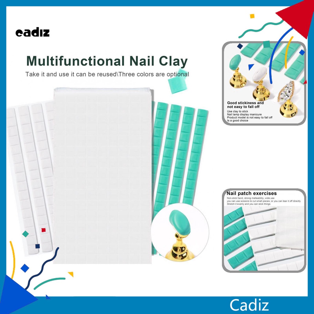 [Hàng mới về] Đất sét dán móng chống rơi trang trí nghệ thuật cho nữ