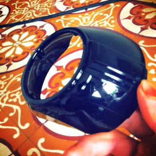 (99k free ship) Chụp xi màu trắng gương cầu 3.0 inch