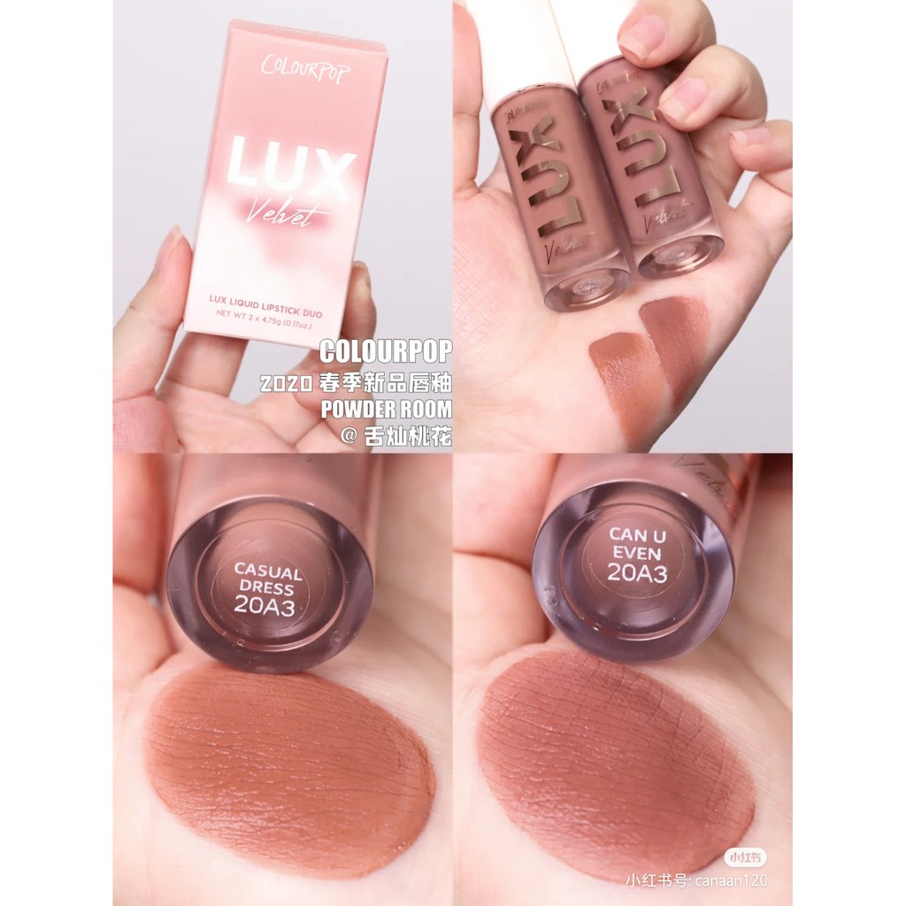 Set son kem lì Colourpop Lux Velvet