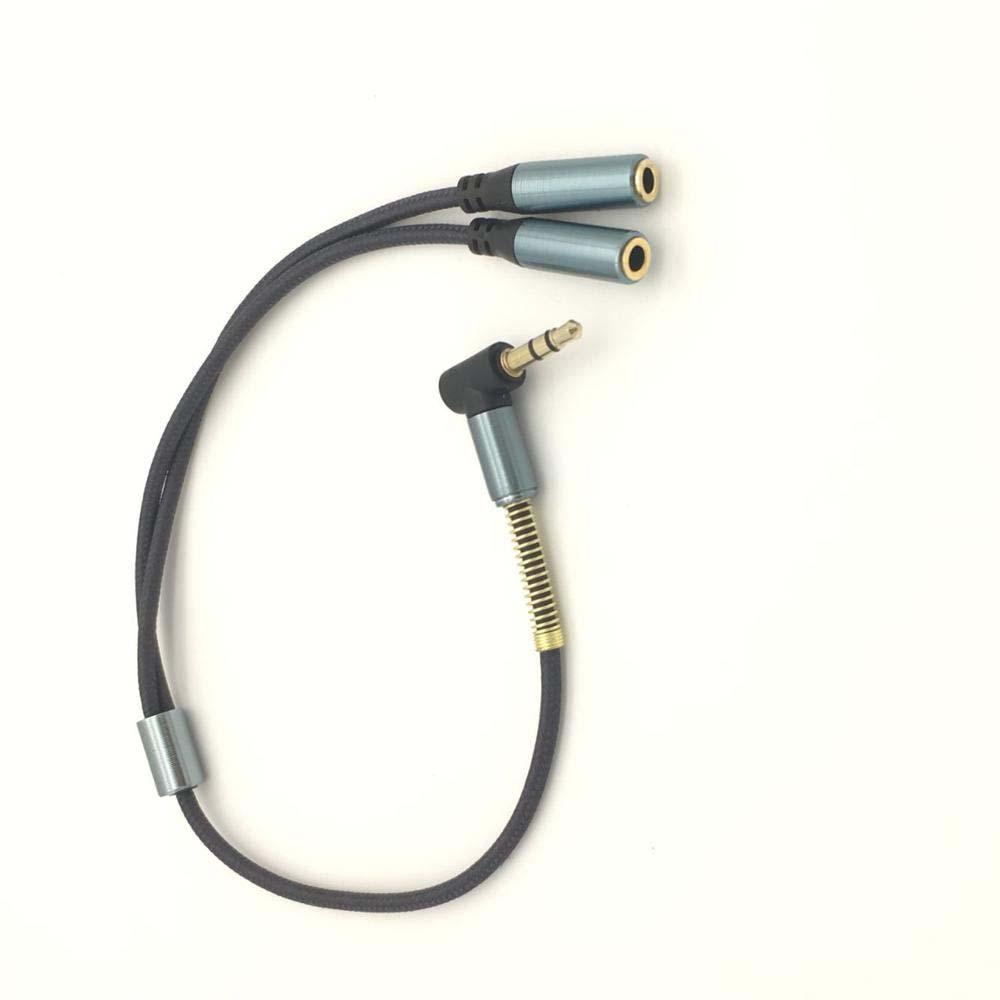 Cáp Chia Âm Thanh 3.5mm Từ 1 Sang 2 Hai Cổng Cắm Tiện Dụng