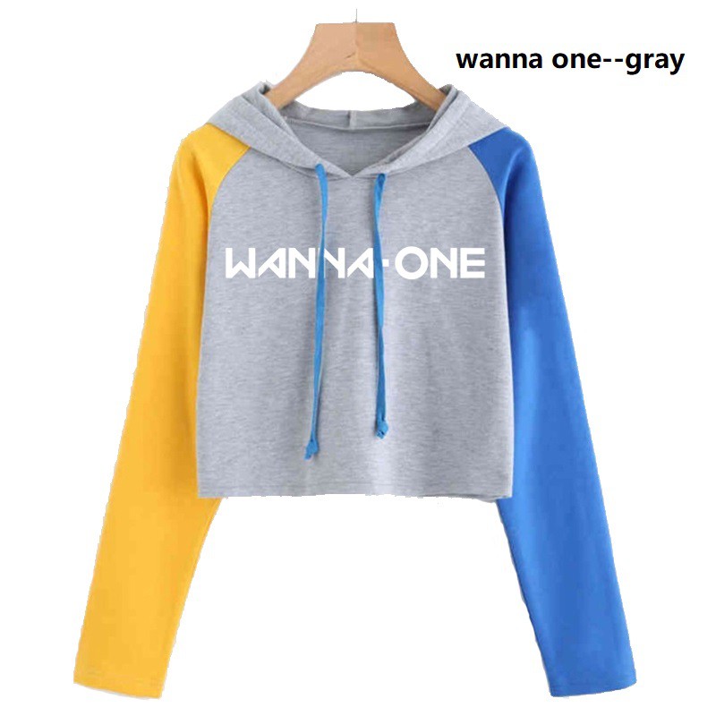 Mới Áo Hoodie In Hình Nhóm Nhạc Wanna One Monsta X Seventeen Twice