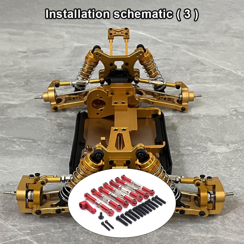 Thanh Nối Động Cơ Servo Có Thể Điều Chỉnh Thay Thế Cho Xe Tải Điều Khiển Từ Xa WLtoys 144010 144001