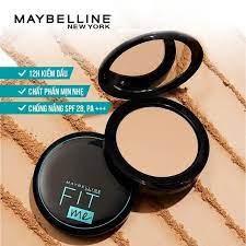 Phấn Nền Dạng Nén Che Phủ Hoàn Hảo, Kiềm Dầu Hiệu Quả Maybelline Fit Me Matte Poreless Powder SPF28 /PA+++ 6g (Hộp Tròn)