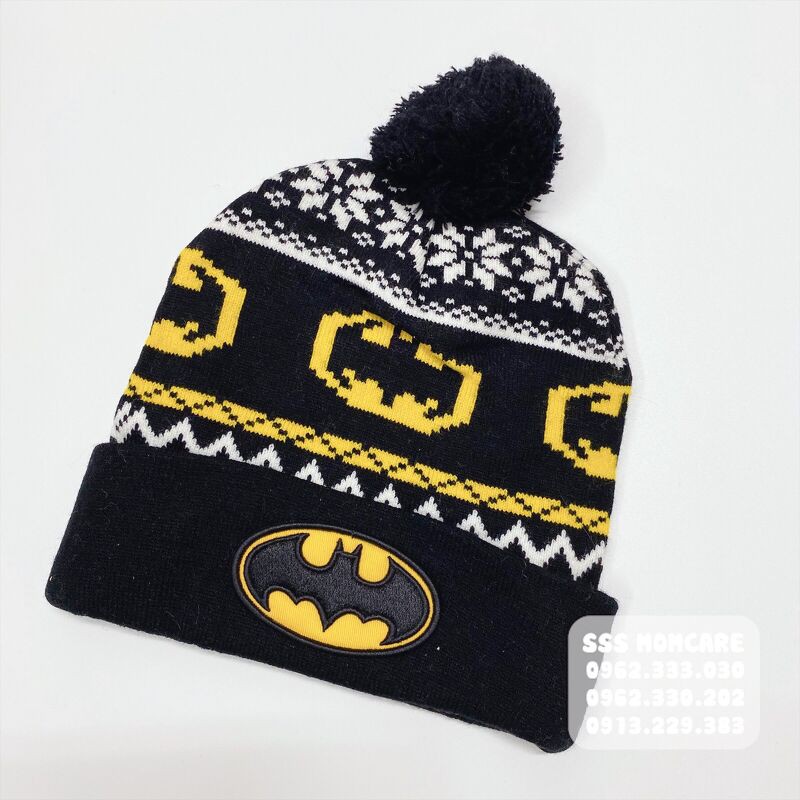 Mũ len bé trai Batman