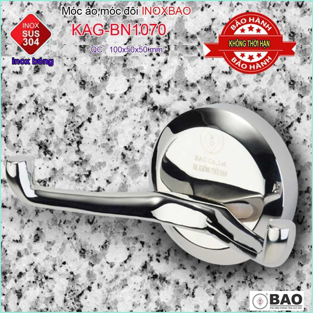 Móc treo đồ cao cấp Inox Bảo, móc áo Inox SUS304 KAG-BN1070