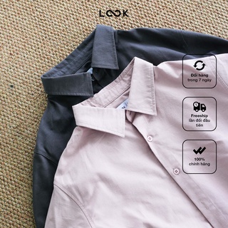 Áo sơ mi đũi dài tay LOOK BEVIS SHIRT