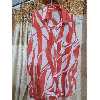 Áo sát nách cổ bẻ size S