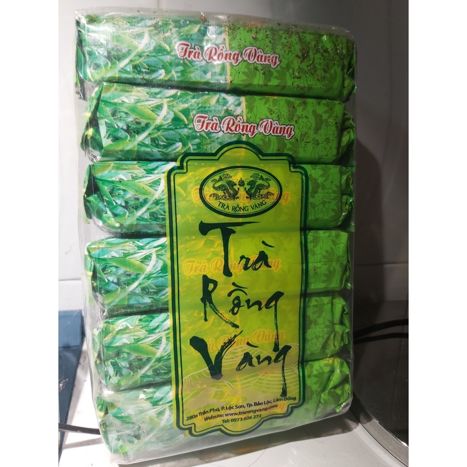 Trà Xanh Hương Lài Rồng Vàng Lốc 450g (6 gói x 75g)