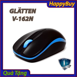 Chuột Không Dây Văn phòng Cao cấp Giá rẻ Độ nhạy cao Glatten V-162N (Nhiều màu)