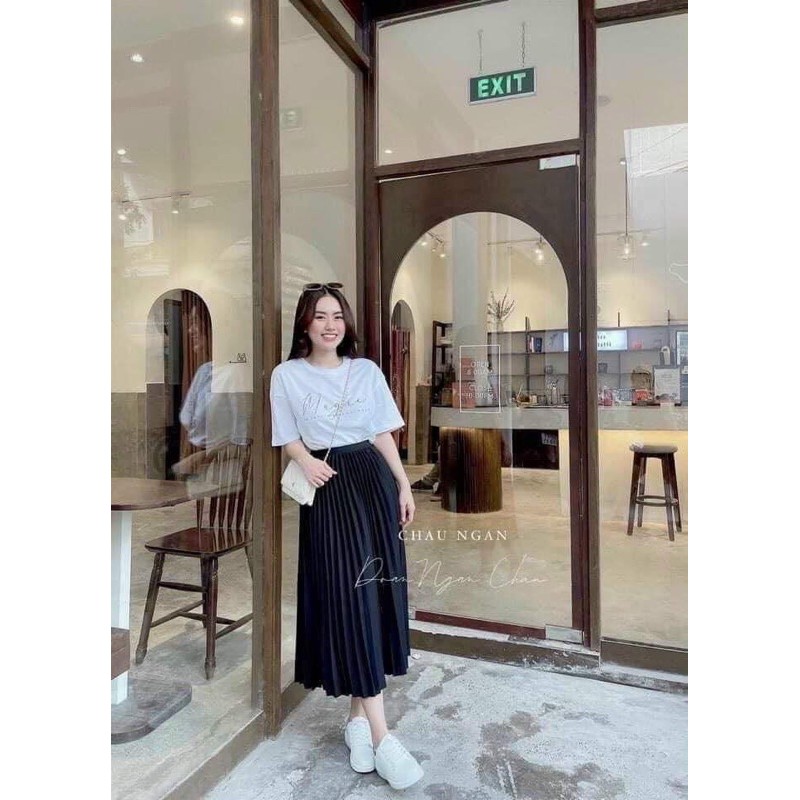 [Mã FAXANH55 giảm 10K đơn 50K] Chân váy xếp li dài DH12 | BigBuy360 - bigbuy360.vn