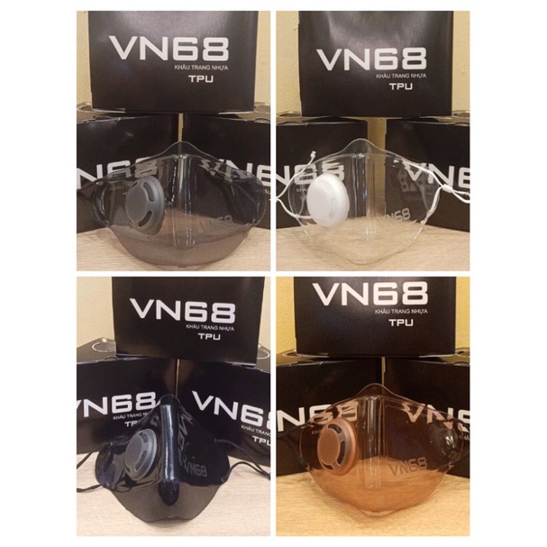 Khẩu trang Nhựa Trong Suốt nhựa dẻo Y Tế TPU VN68#XC99 | BigBuy360 - bigbuy360.vn