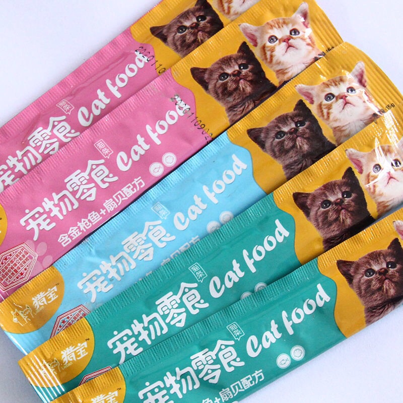 Súp thưởng cho mèo Cat Food 15g/thanh- Pate súp thưởng mèo yêu thích giá rẻ