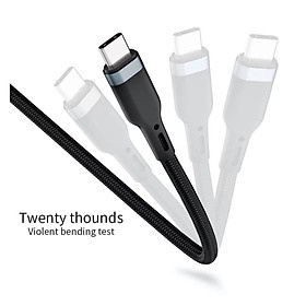 Cáp Dữ Liệu WiWu Platinum Cable PT02 USB - Type-C - Hàng Chính Hãng