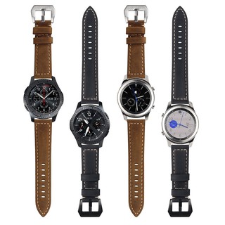 Dây đeo da đồng hồ thời trang 22mm 46mm cho Xiaomi Huami Amazfit Pace/Stratos 2 2S/Samsung Gear S3/Galaxy