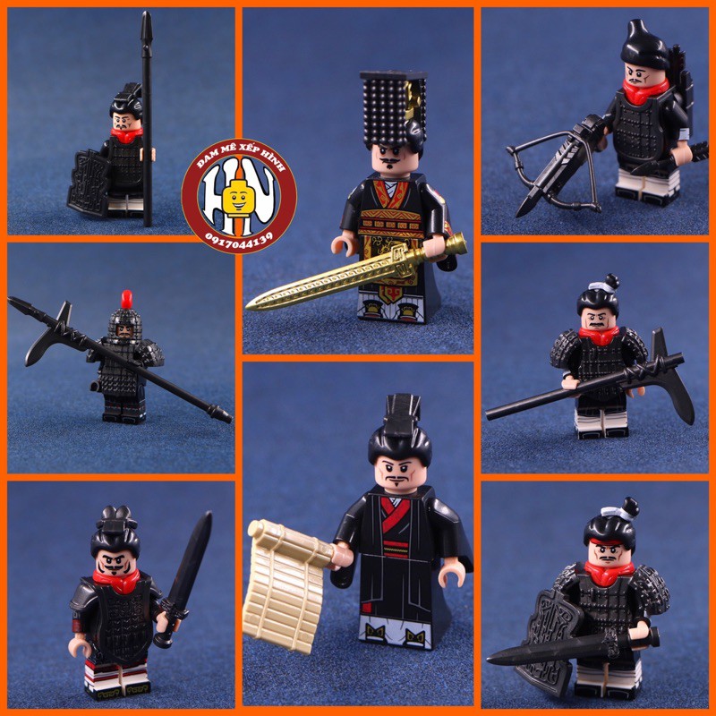 Minifigures - Lính Tần Thuỷ Hoàng - KT1088 ( XP650 > 657 ) - Hàng sắc nét - Hàng đẹp !