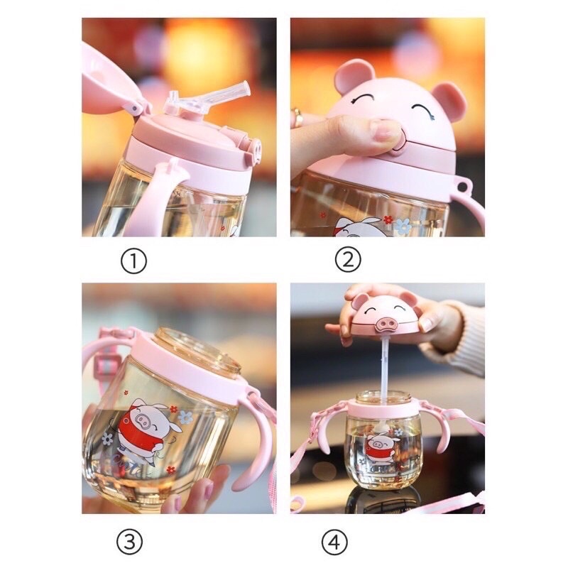 Bình tập uống nước chống sặc 250ml