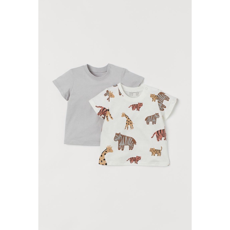 Set 2 áo kẻ xanh HM H&amp;M_hàng chính hãng authentic