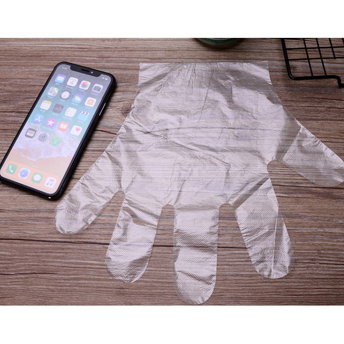 100 Cái Găng Tay Nilon Sử Dụng 1 Lần