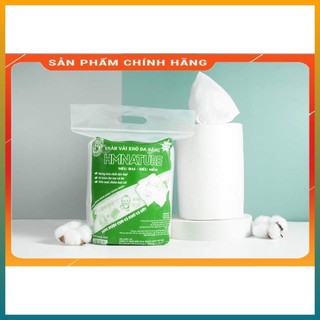 [HÀNG CHÍNH HÃNG] Khăn khô đa năng, Khăn giấy khô HMNATURE- cuộn 500gr