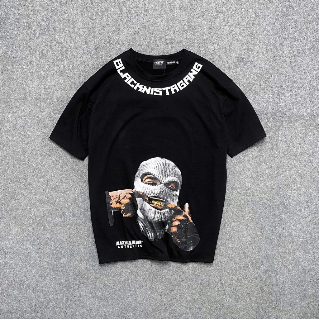 [FREE SHIP]  Áo thun cotton BLACKNISTAGANG, áo T Shirt tay lỡ nam nữ unisex, MSW Town | BigBuy360 - bigbuy360.vn